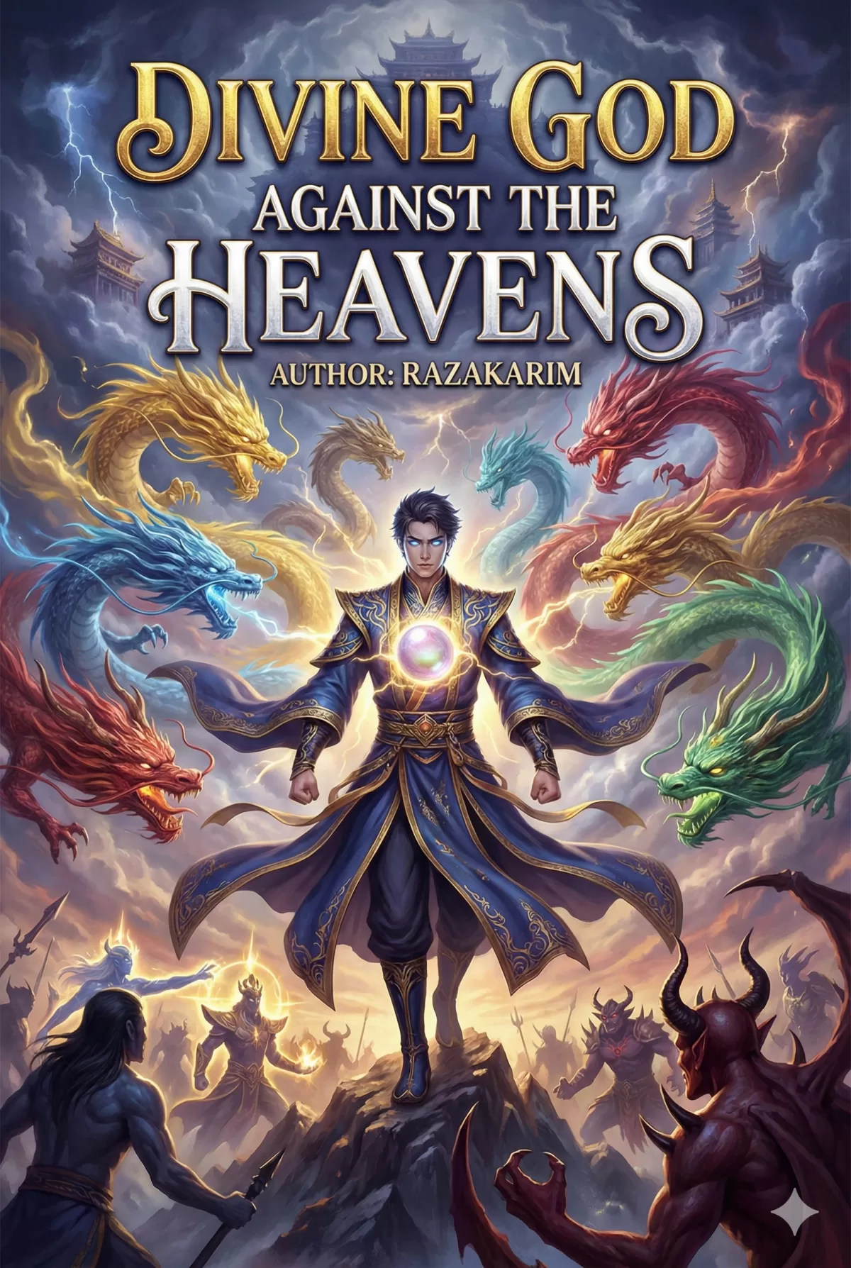 Divine God Against The Heavens